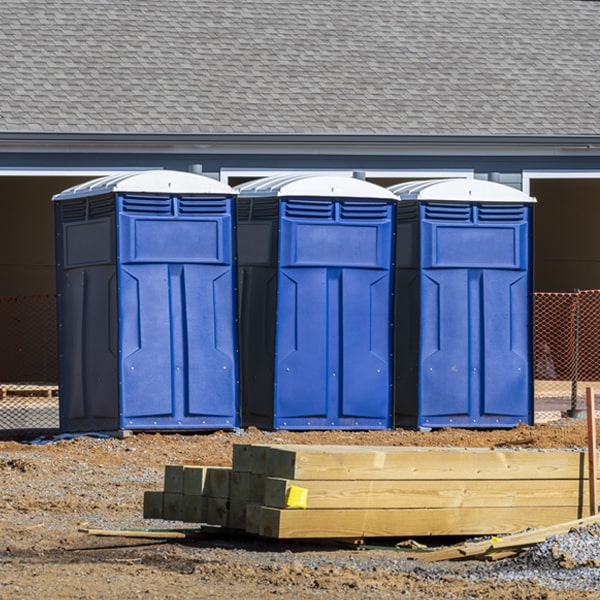 what is the maximum capacity for a single portable restroom in Oak Lawn